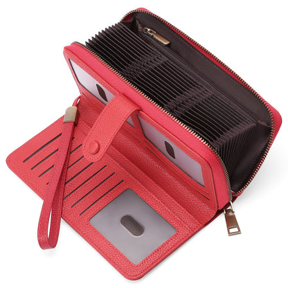 Expanding Card Holder Women's Long Wallet Passport Bag