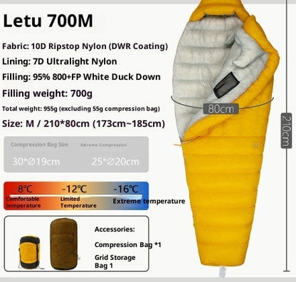 Outdoor Camping Ultra Light Down Sleeping Bag