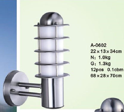 Outdoor Simplicity Stainless Steel Outdoor Wall Lamp