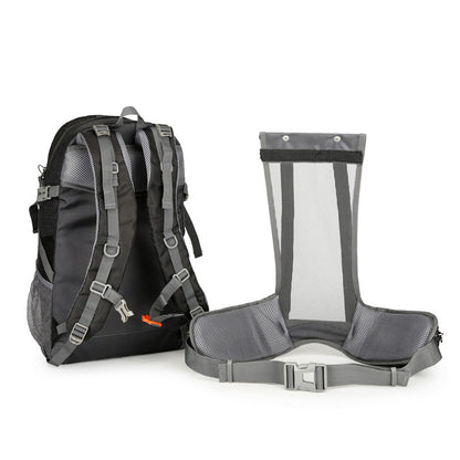 Outdoor Hiking Hiking Backpack Nylon Waterproof Large Capacity Multifunction Bracket