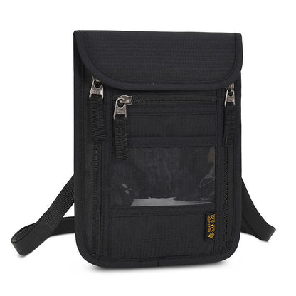 Multifunctional Passport Bag Ticket Clip Carrying Case Large Capacity