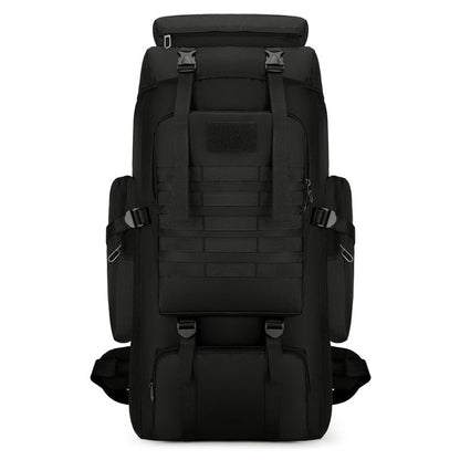 Canvas Large Capacity Backpack Travel Bag Men's Backpack Outdoor Sports Mountaineering Bag Hiking Retro Military Bag