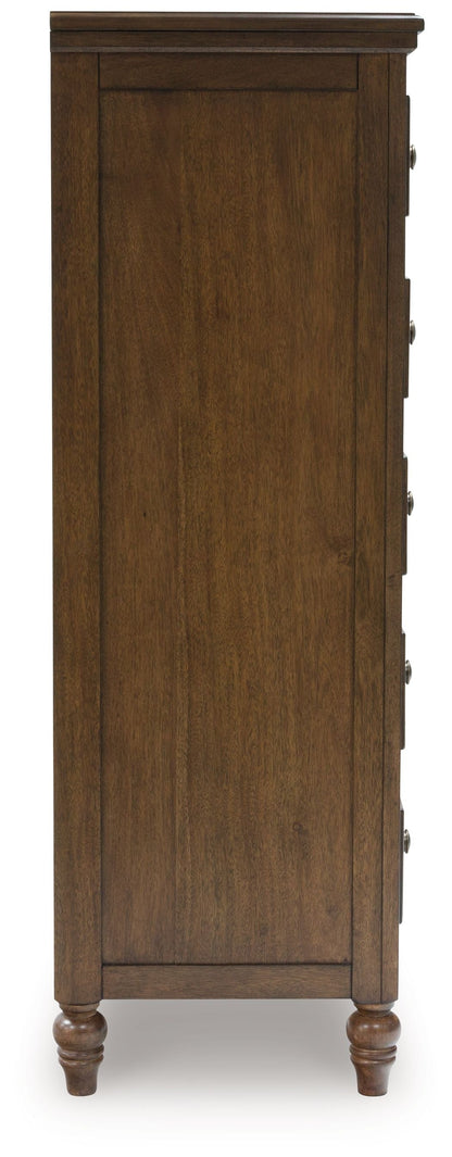 Sturlayne - Five Drawer Chest - Brown