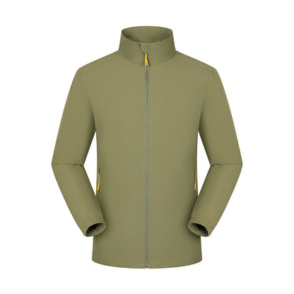 Waterproof Stand Collar Workwear Men's Jacket
