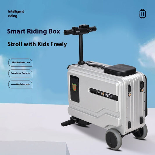 Multifunctional Smart Boarding Bag Riding Suitcase