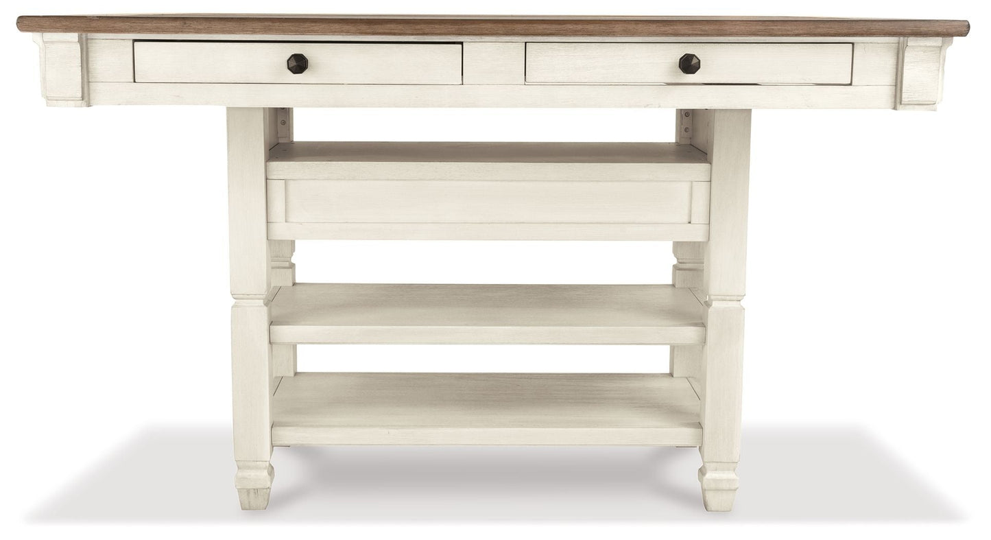 Bolanburg - Rectangular Dining Room Counter Table - Beige