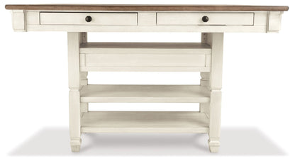 Bolanburg - Rectangular Dining Room Counter Table - Beige