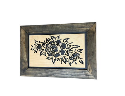 Peony (jacobean) Gun Safe - Wall Mounted Decorative Secure Gun Cabinet