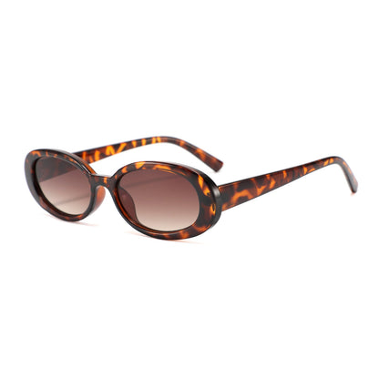 European And American Personality Small Frame Sunglasses Women's Fashion Oval