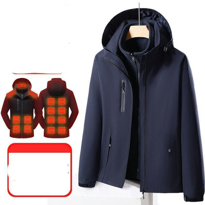 Smart Electric Heating Shell Jacket Three-in-one