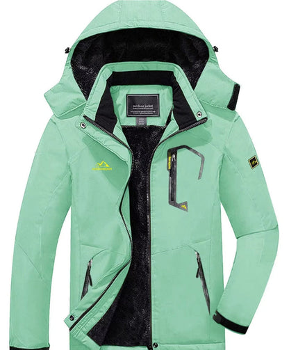 New Autumn And Winter Thickening Thermal And Windproof Waterproof Hooded Men's Jacket