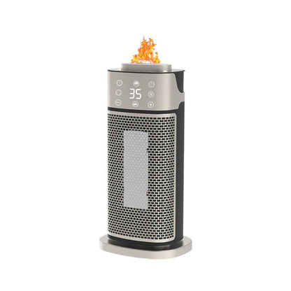 Desktop Warm Air Blower 3D Flame Humidifying Heater