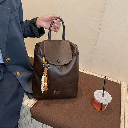 Personal Influencer Backpack New Fashion Retro Women Travel Bag