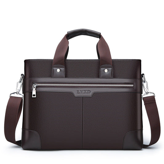 Mens Business Hand Bag Travel Shoulder Crossbody Briefcase
