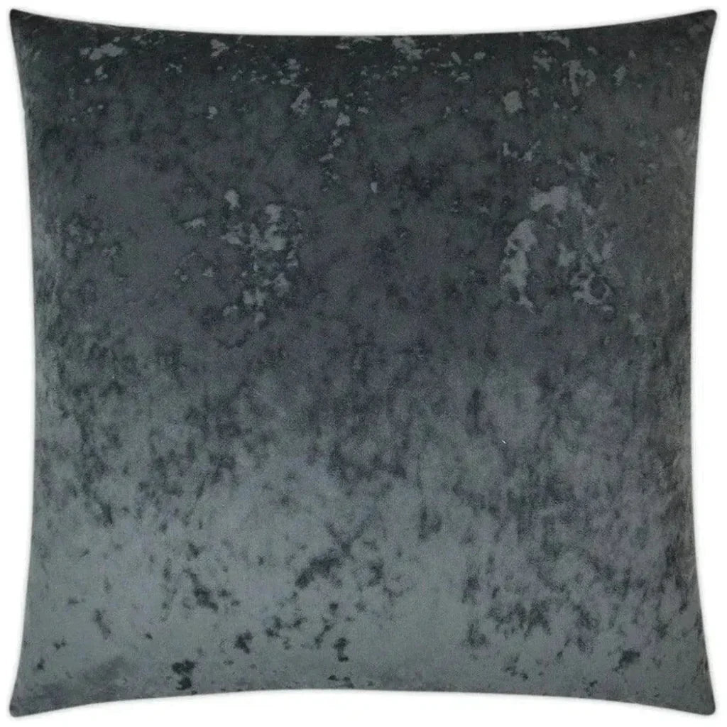 A La Mode Charcoal Solid Grey Large Throw Pillow Insert