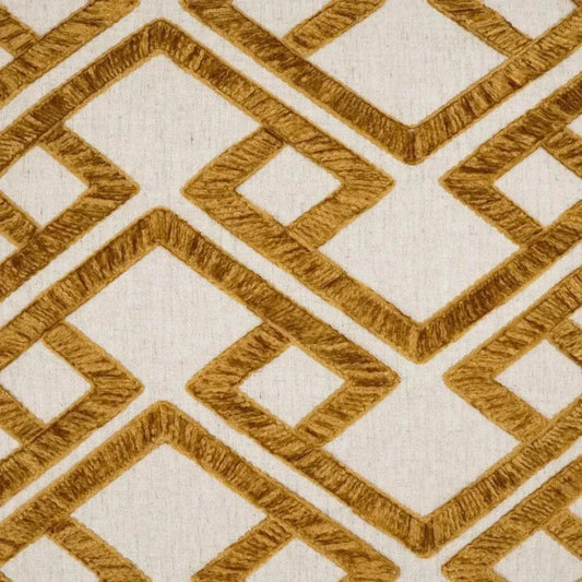 Accolade Amber Geometric Gold Large Throw Pillow Insert