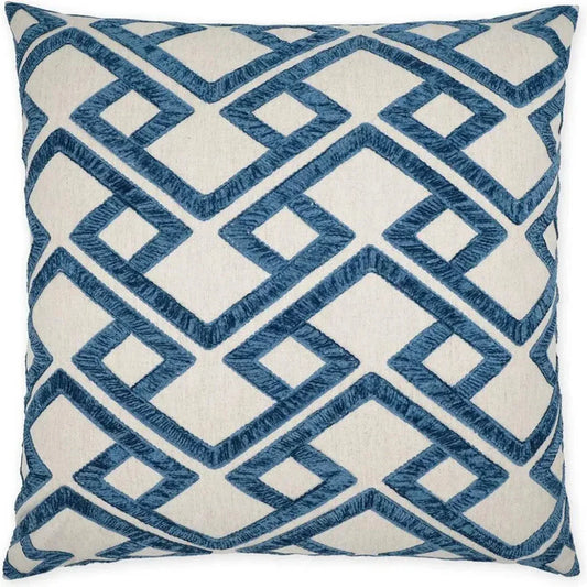 Accolade Blue Geometric Blue Large Throw Pillow Insert