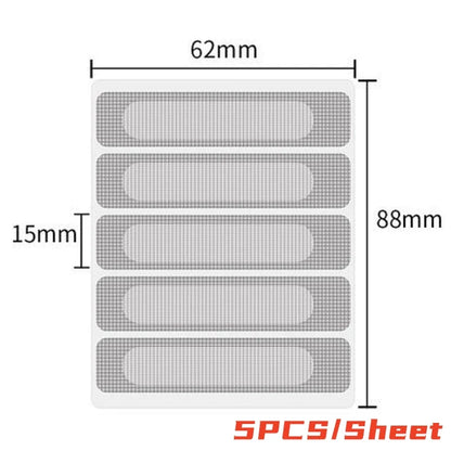 50/25/15pcs Window Screen Repair Stickers Tape Adhesive Anti Mosquito Door Mesh Patch Tape Broken Holes Repair Screen Wall Patch