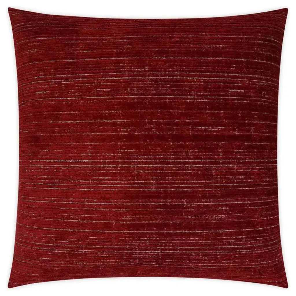 Agra Garnet Solid Red Large Throw Pillow Insert