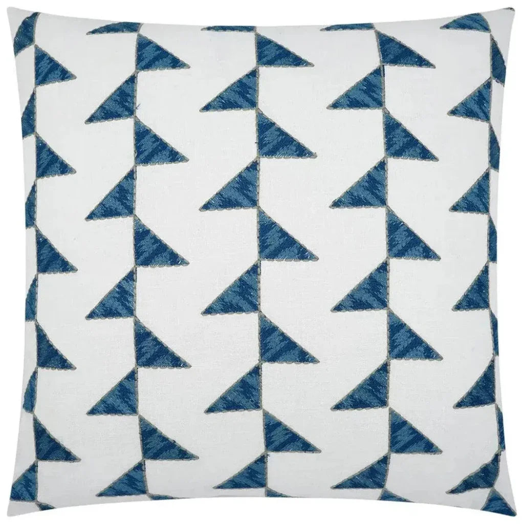 Alignment Lapis Blue Large Throw Pillow Insert