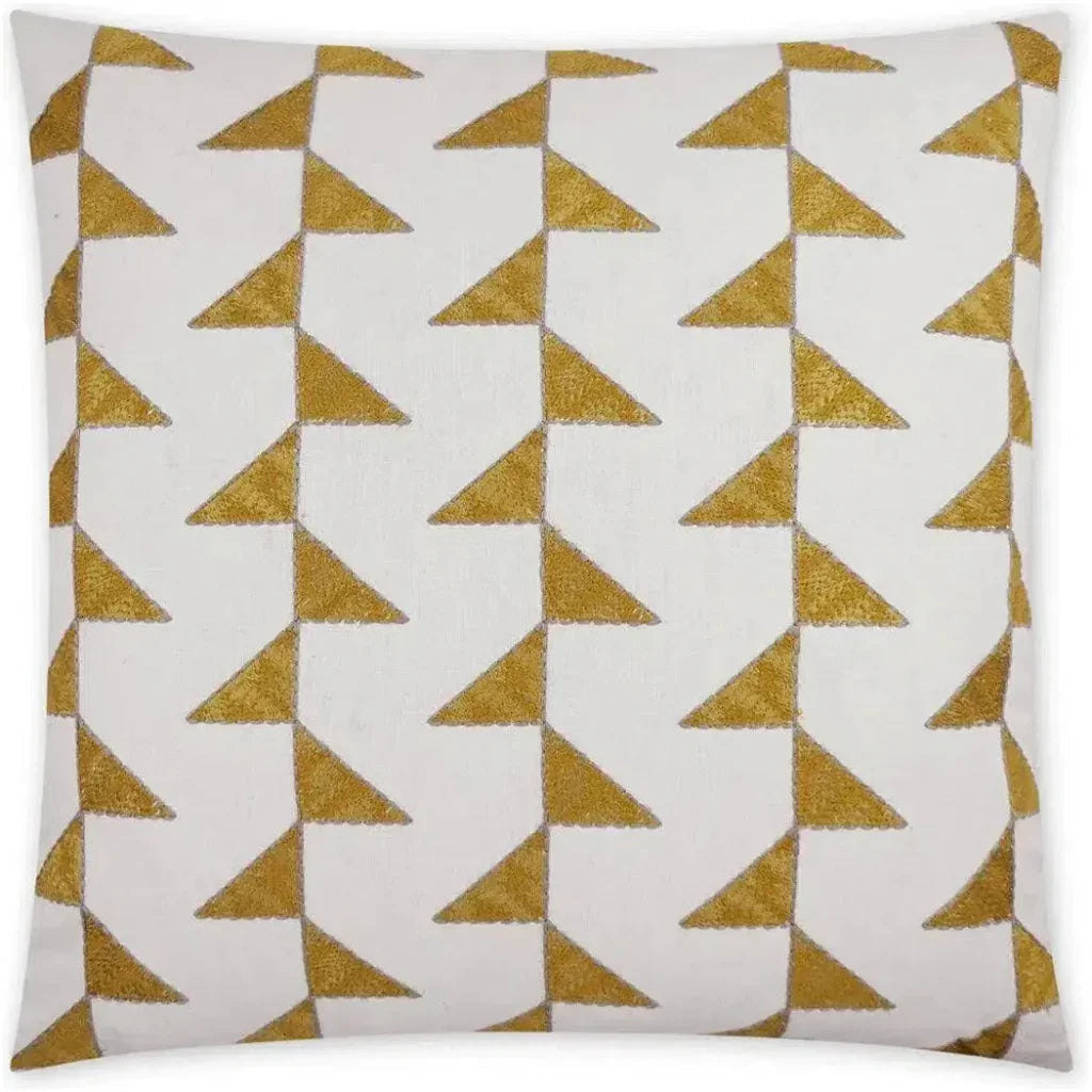 Alignment Yellow Large Throw Pillow Insert