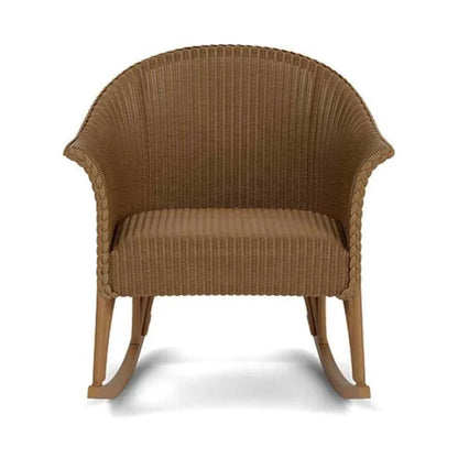 All Seasons Patio High Back Porch Rocker Padded Seat
