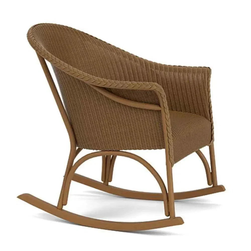 All Seasons Patio Lounge Rocker Padded Seat