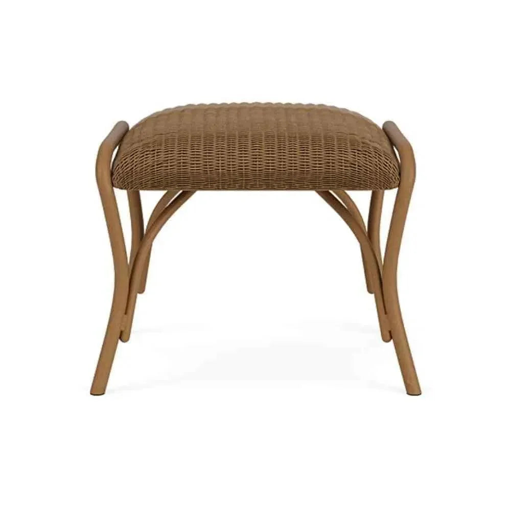 All Seasons Patio Ottoman Bench Padded Seat Outdoor