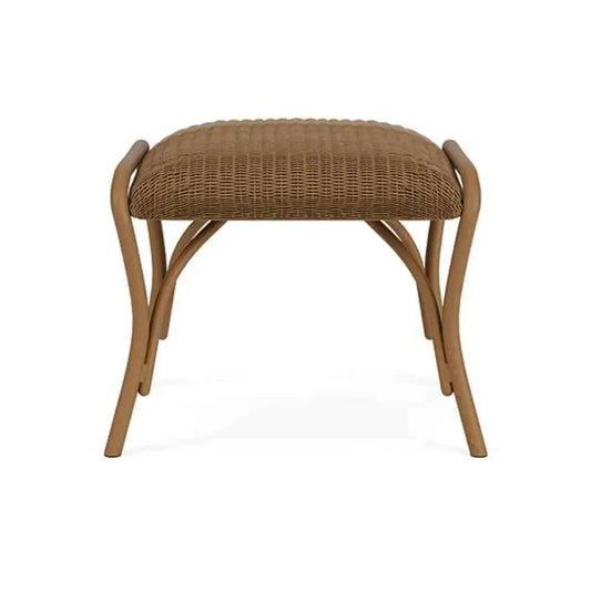 All Seasons Patio Ottoman Bench Padded Seat Outdoor