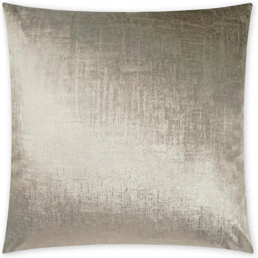 Alnwick Buff Glam Solid Taupe Large Throw Pillow Insert