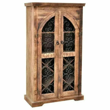 Avendor Arched Double Door Home Bar Cabinet