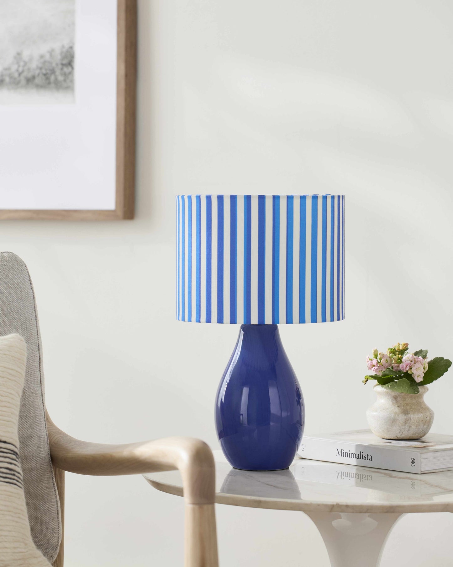 Beitbridge Navy Table Lamp
