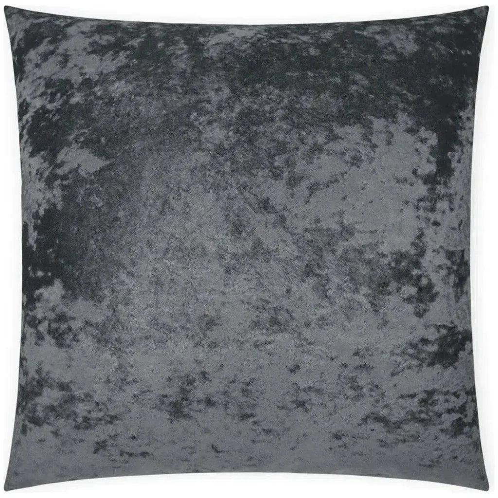 Ballet Charcoal Solid Grey Large Throw Pillow Insert
