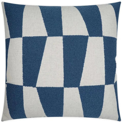 Bayview Cobalt Geometric Blue Large Throw Pillow Insert