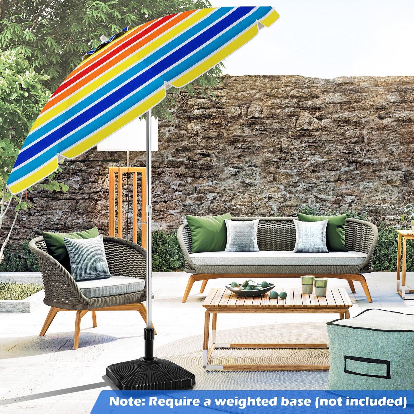 6.5 Feet Beach Umbrella with