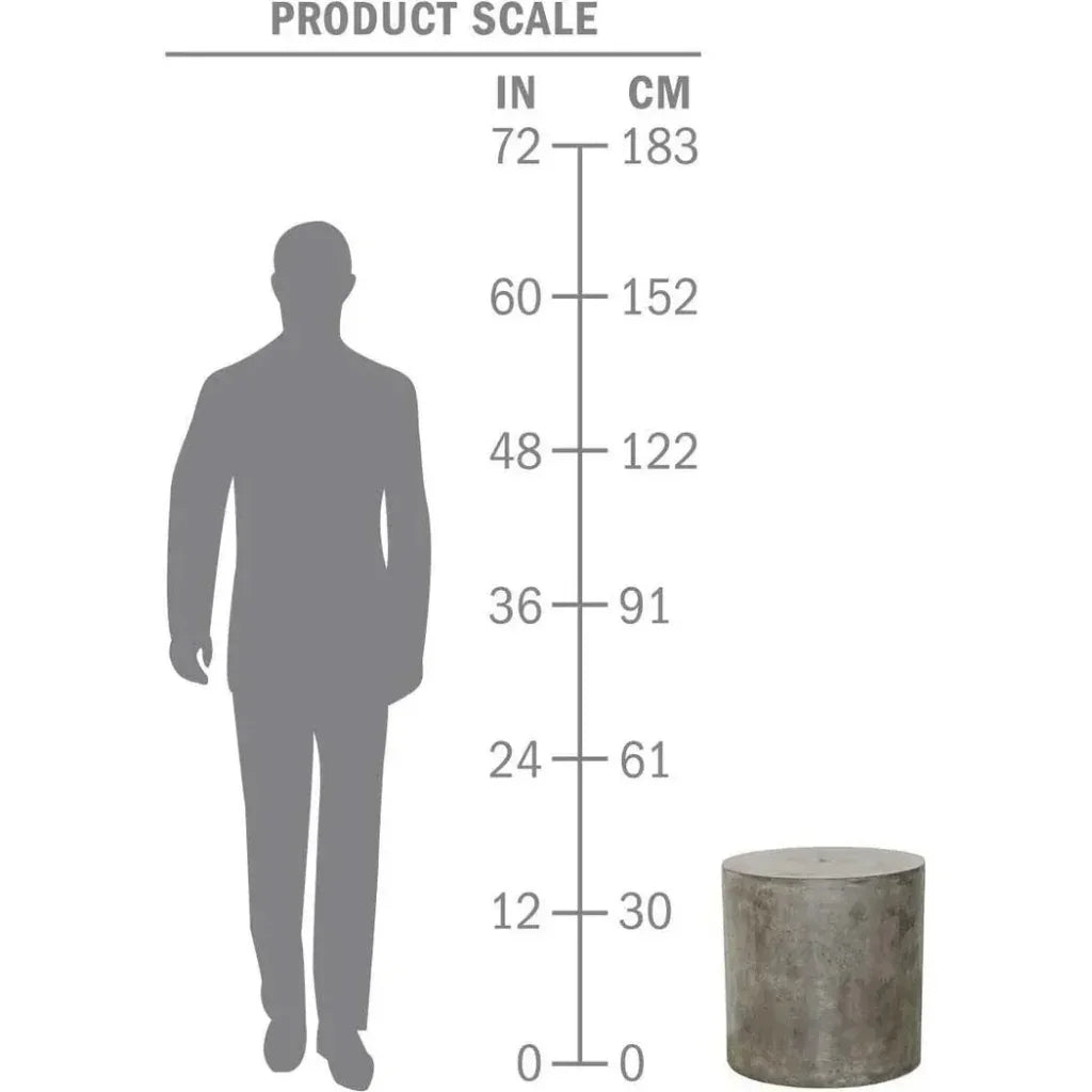 Bill Accent Table - Ebony White Outdoor End Table