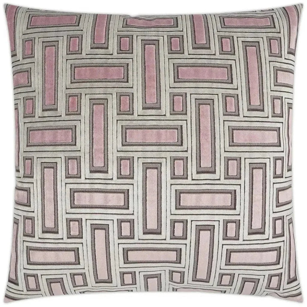 Brix Bella Geometric Blush Large Throw Pillow Insert