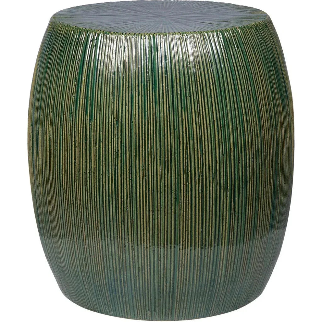 Bud Stool/Accent Table - Green Outdoor End Table