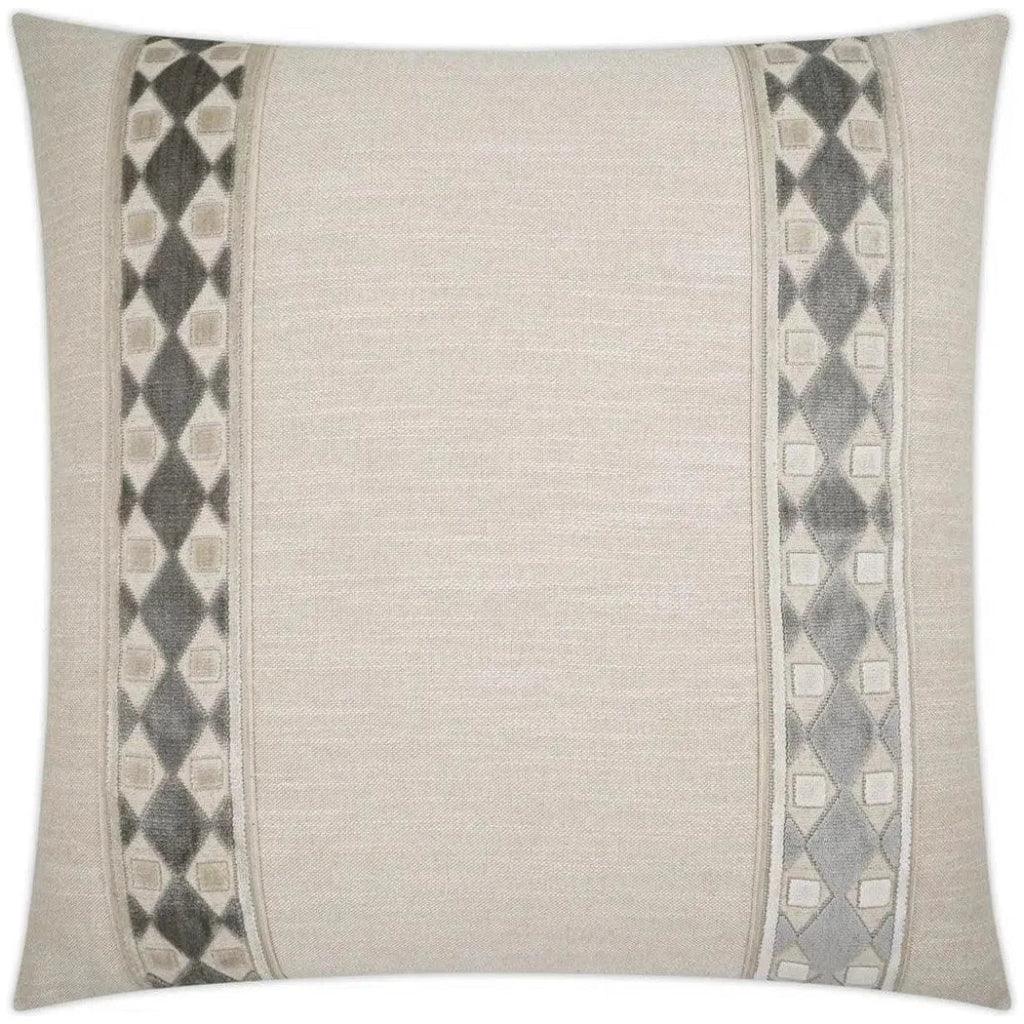 Cirque Band Grey Large Throw Pillow Insert