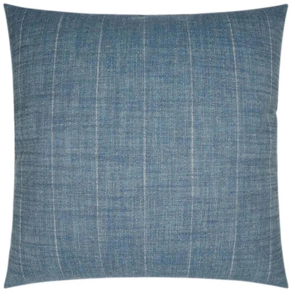 Clip It Stripes Blue Large Throw Pillow Insert
