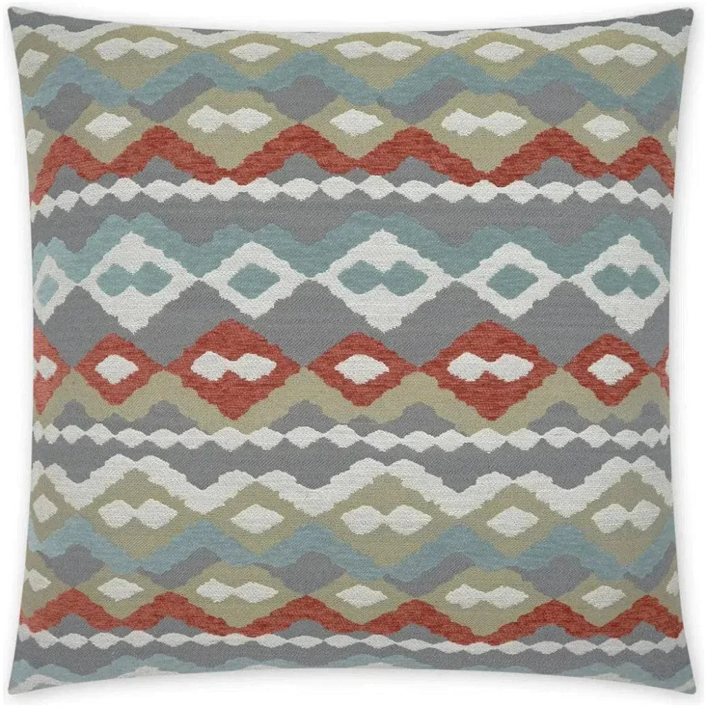 Coral Copper Mist Large Throw Pillow Insert