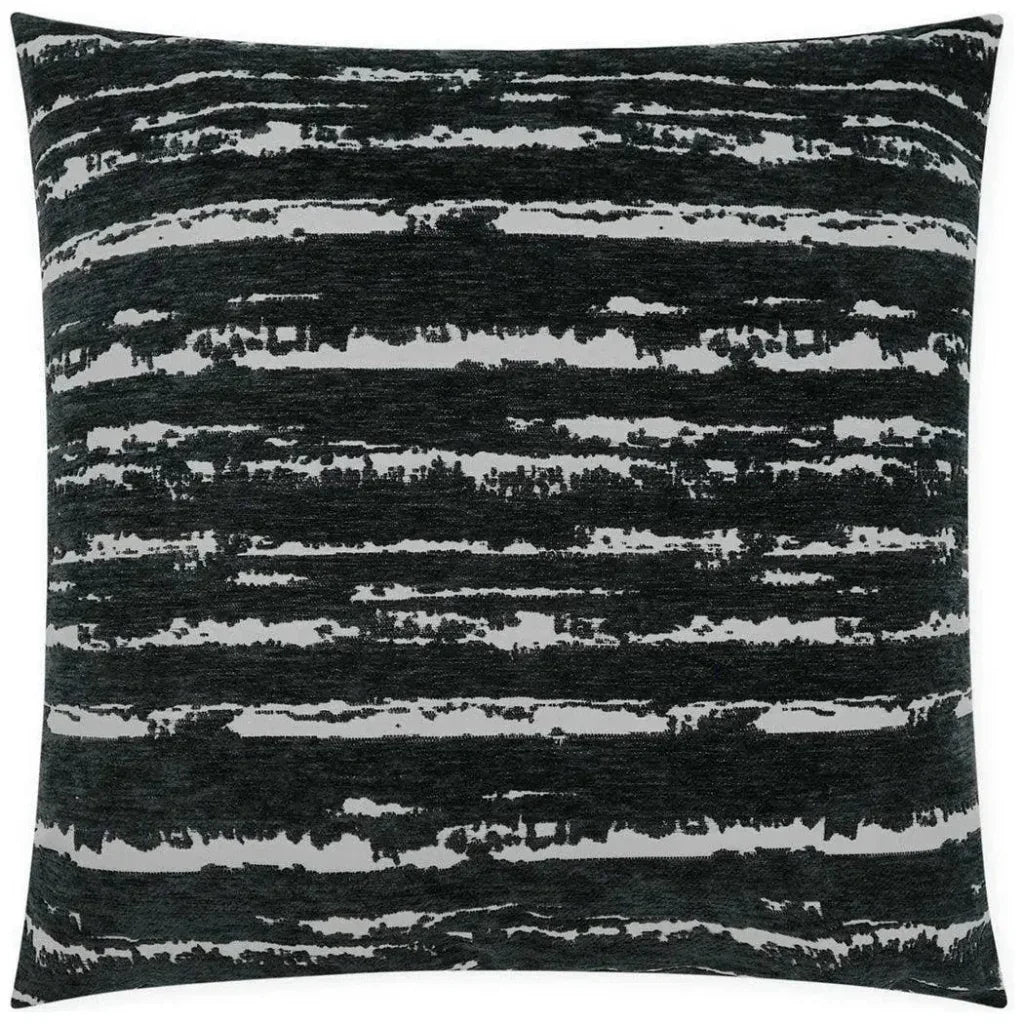 Cruz Black  Large Throw Pillow With Insert