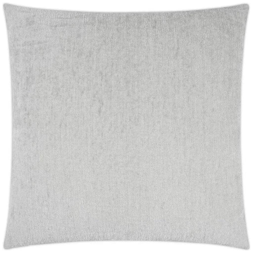 Cuddle Fog Solid Silver Large Throw Pillow Insert