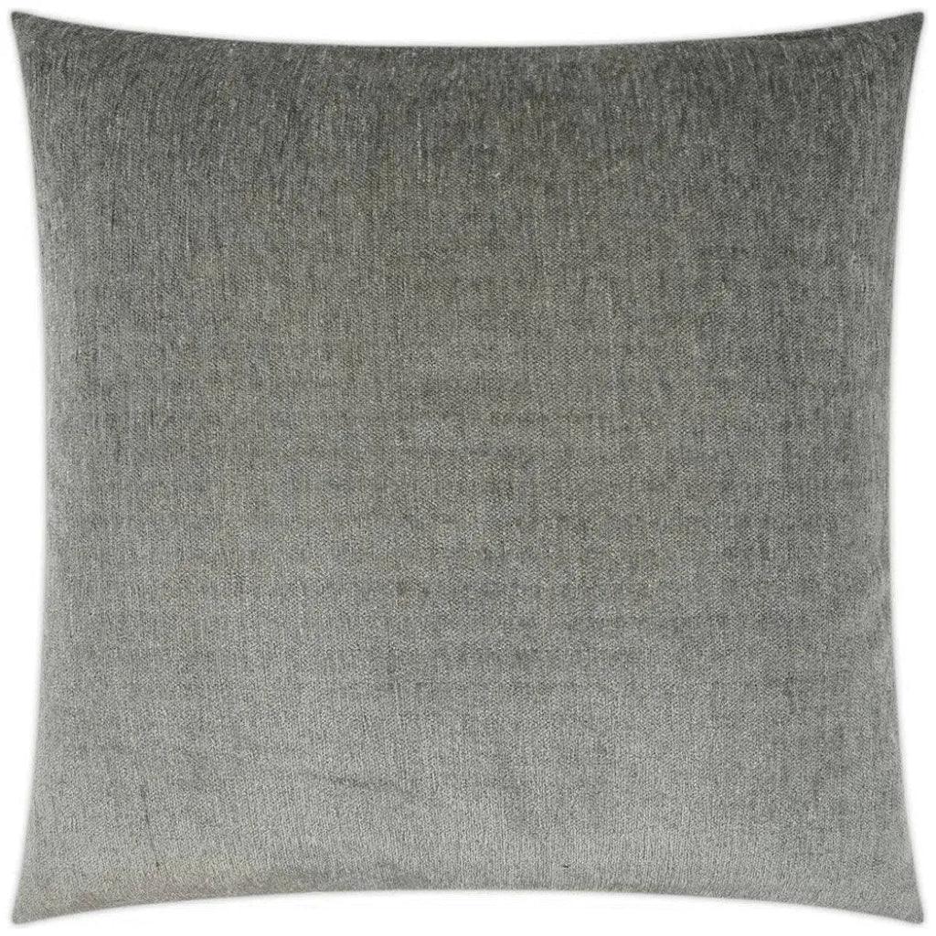 Cuddle Grey Solid Grey Large Throw Pillow Insert