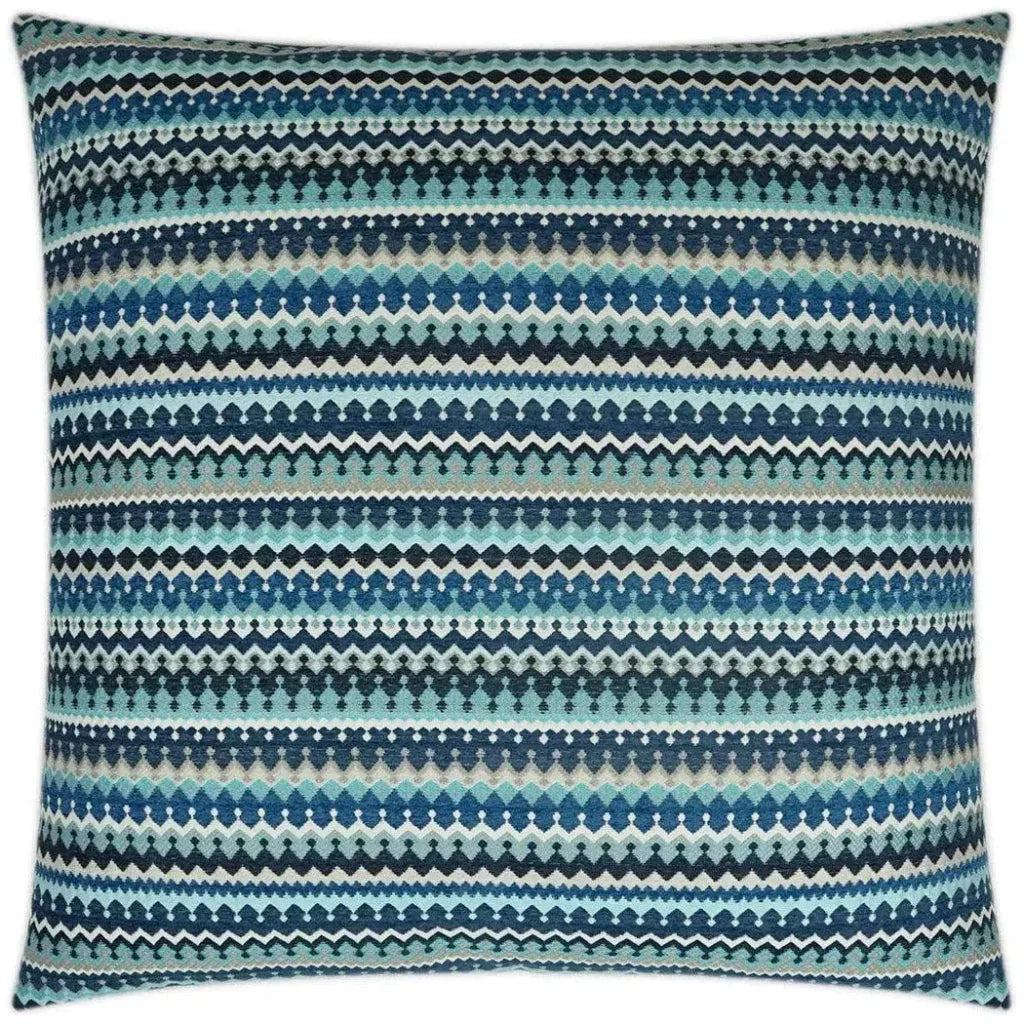 Denmark Indigo Blue Mist Large Throw Pillow Insert