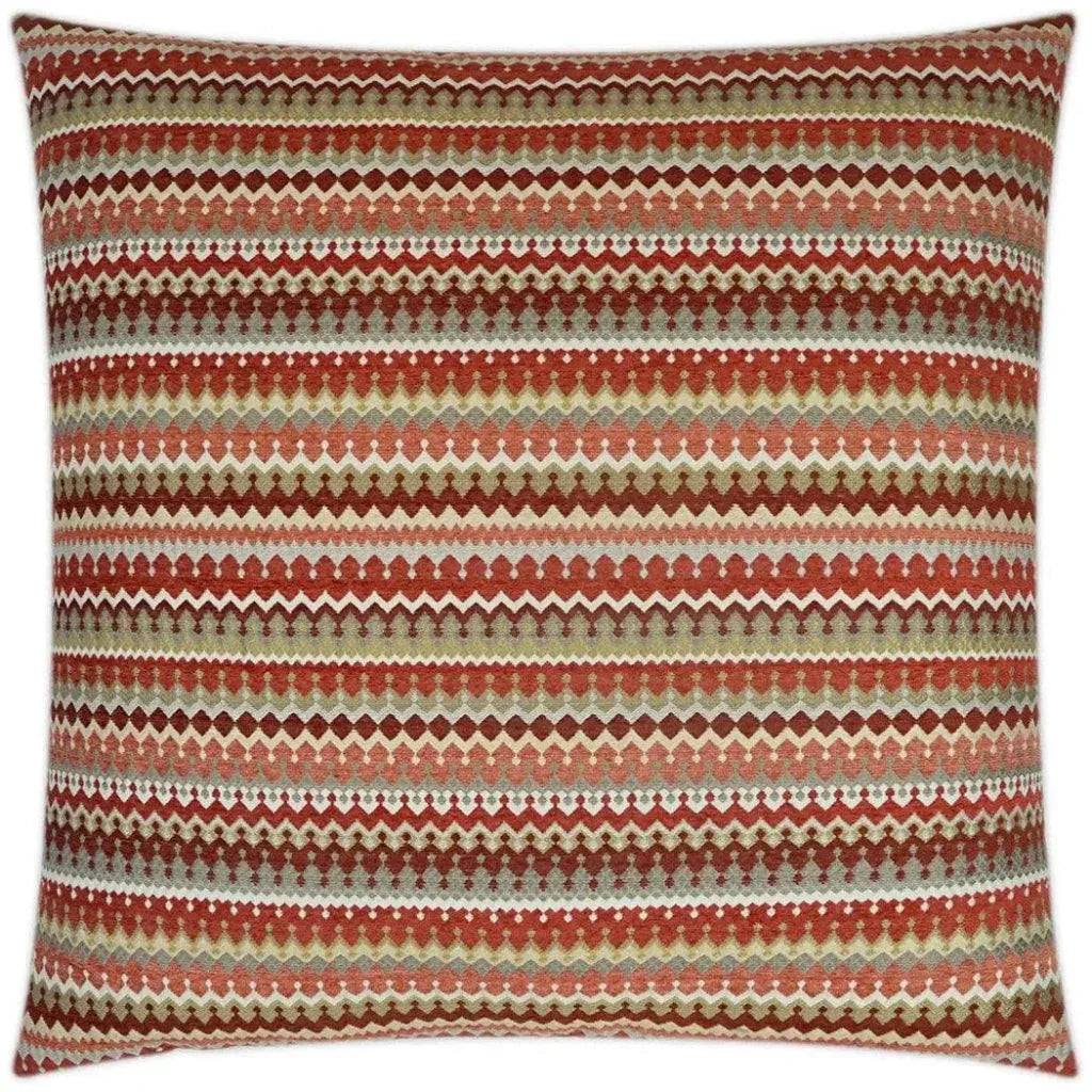Denmark Sienna Global Red Large Throw Pillow Insert