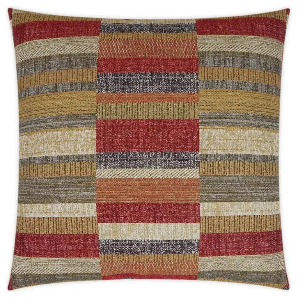 Diversity Flame Western Chic Red Large Throw Pillow
