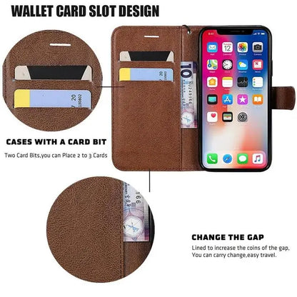 RFID Blocking Wallet Case for iPhone - Credit Card Protection Phone Case