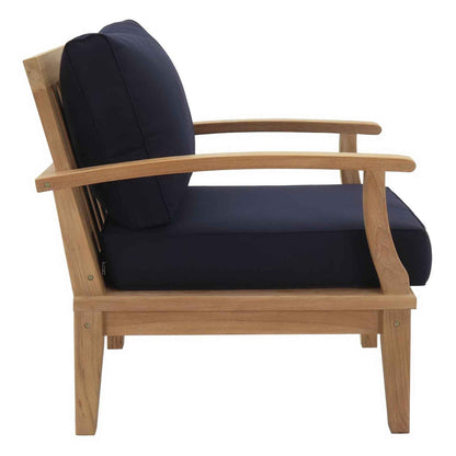 Patio Elegance Outdoor Lounge Set - Marina 9-Piece Teak Collection by Modway