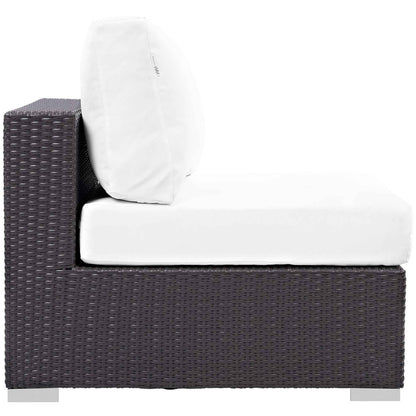 Patio Elegance Outdoor Sectional Set - 10-Piece Convene Lounge Set by Modway